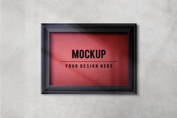 Free Wall Frame Mockup PSD