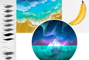 Free Illustration Brushes for Procreate