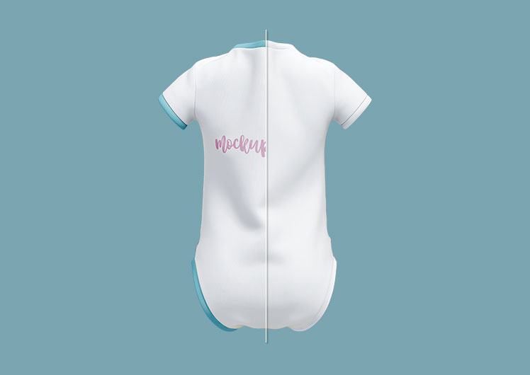 Free New Baby Onesie Mockup PSD sets