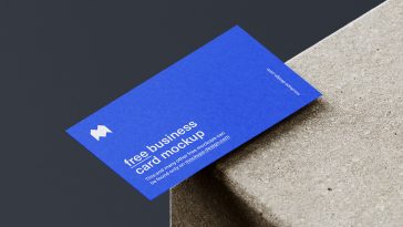 Free Premium Business Card Mockups PSD Templates