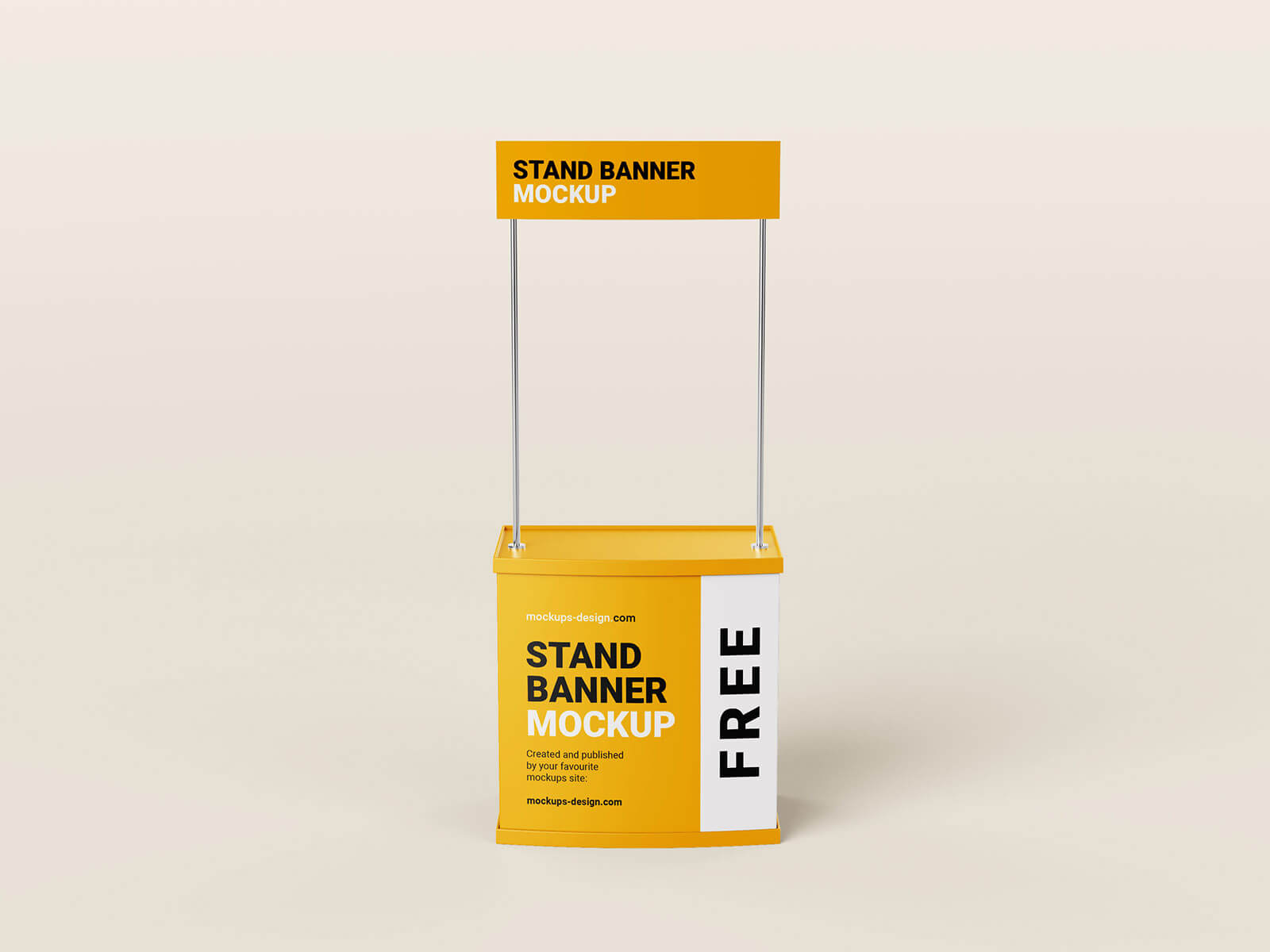 Free Trade Stand Mockup PSD Templates