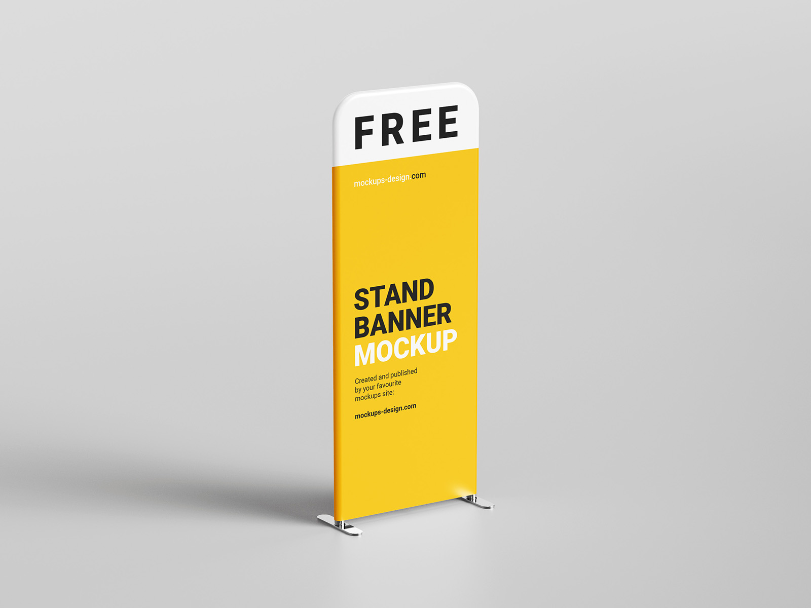 Tall Display Stand Mockup for Free