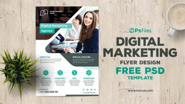 Free Digital Marketing Agency Flyer PSD Template