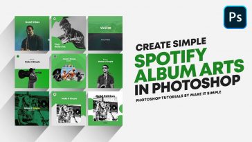 Create Simple Spotify Album art designs in Photoshop