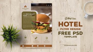 Fast Food Business Flyer Template Free PSD