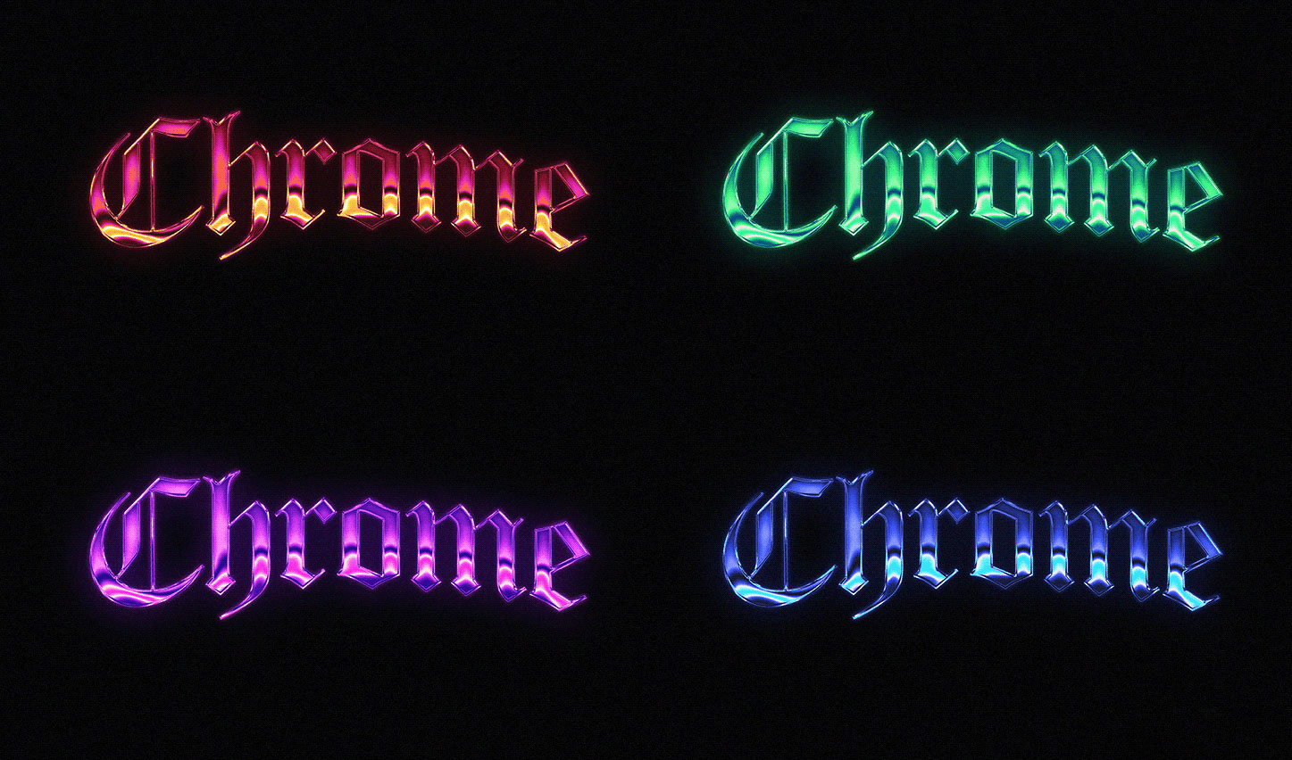 chrome gradient photoshop free download