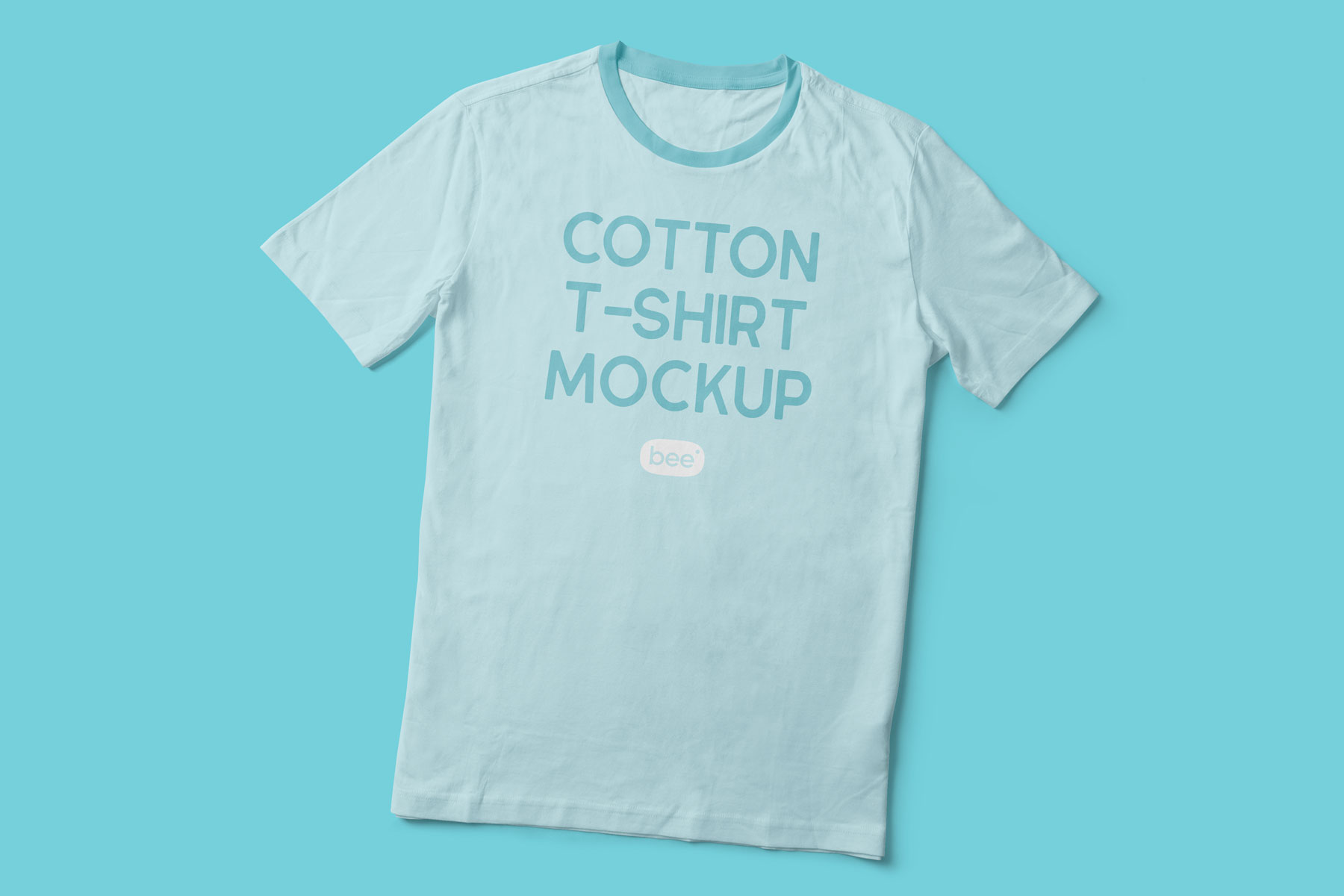 Free Cotton T-Shirt Mockup PSD - PsFiles