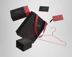 Floating style Free Apparel Branding Mockup Scene