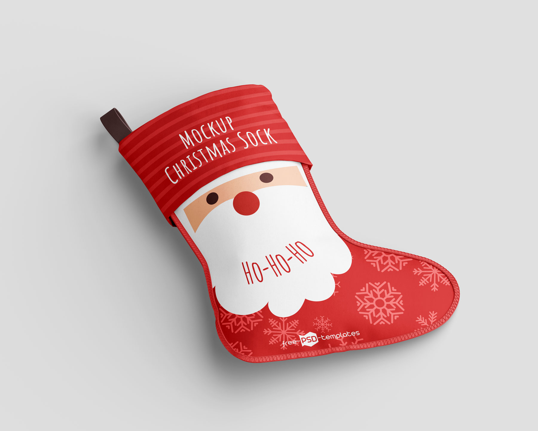 FREE Christmas Sock Mockup PSD