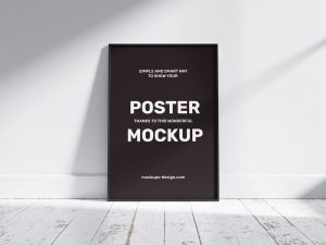 2 Free Poster Frame Mockups PSD - PsFiles