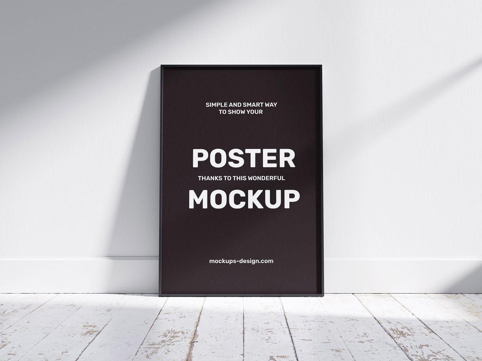 Free Poster Frame Mockups PSD