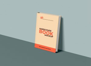 Free Hardcover Book Mockup PSD