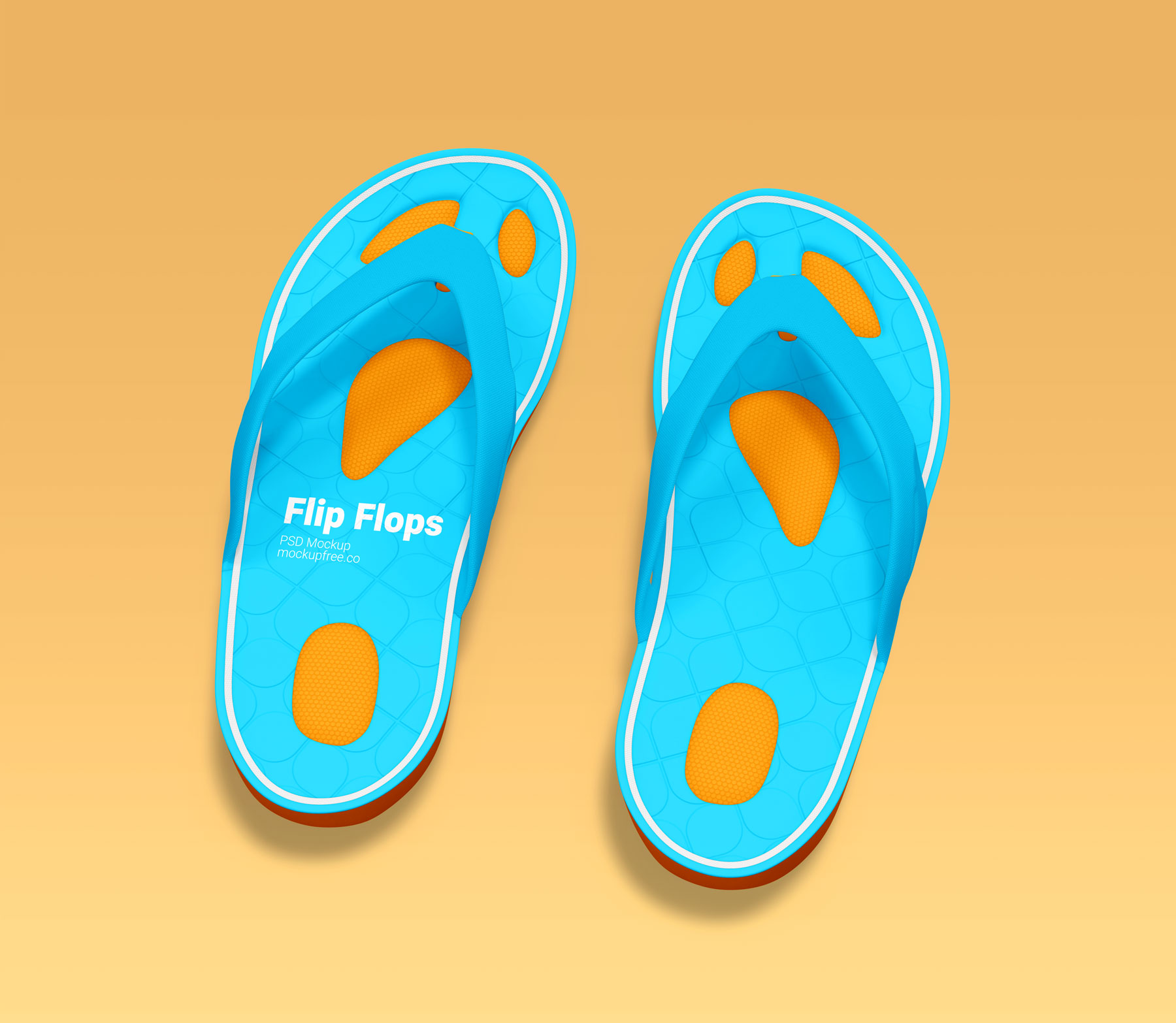 Free Flip Flops Mockups PSD