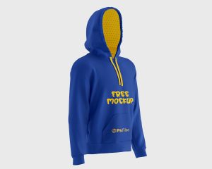 3 Free Pullover Hoodie Mockup PSD Set