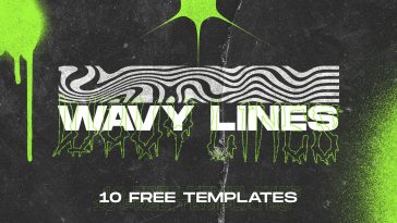 Free Wavy Lines Textures Template Download