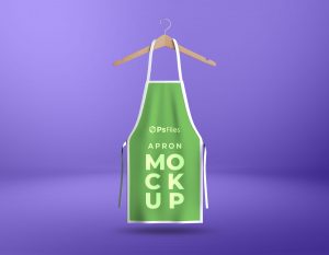 Realistic Free Apron Mockup PSD Template