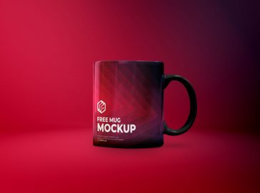 Free Cermaic Mug Mockup PSD
