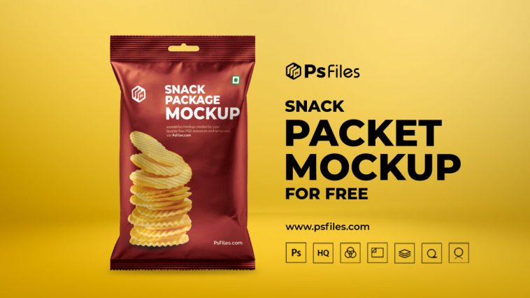 Free Doy Pack Stand-Up Pouch Mockup PSD - PsFiles