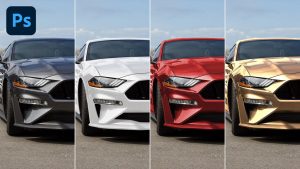 Turn BLACK Metal into Any Color in Photoshop - Even WHITE or GOLD