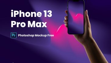 iPhone 13 Pro Max PSD Mockup