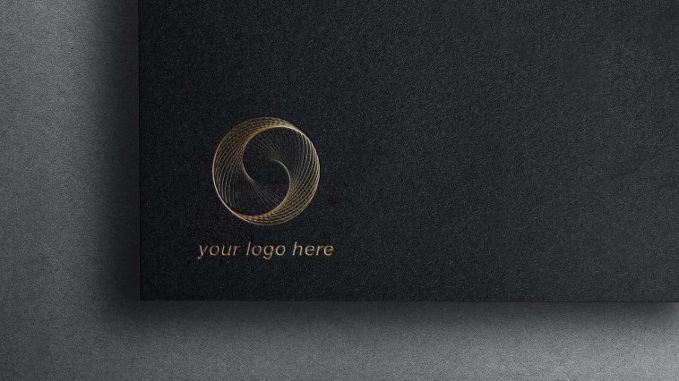 Free Luxury Gold Logo Mockup PSD - PsFiles