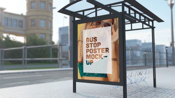 Free Bus Advertising Mockup PSD - PsFiles