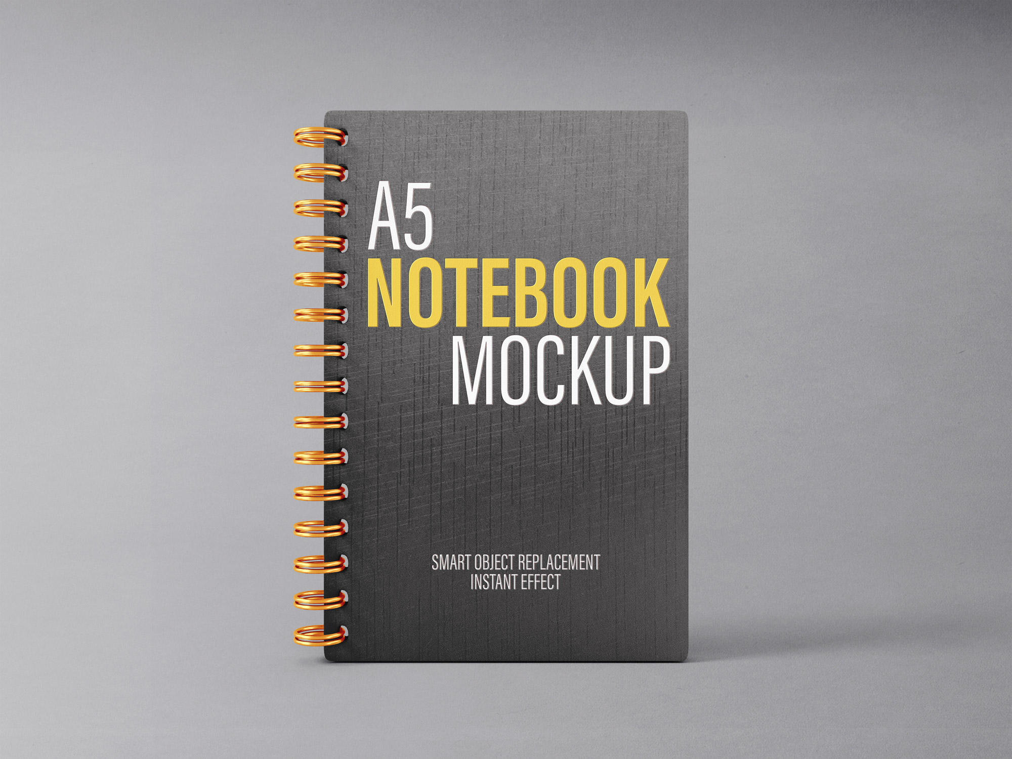 A5 Size Notebook Mockup - Mockup Daddy