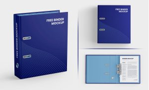 Free Ring Binder Mockup PSD Set