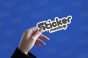 Free Sticker Mockup PSD