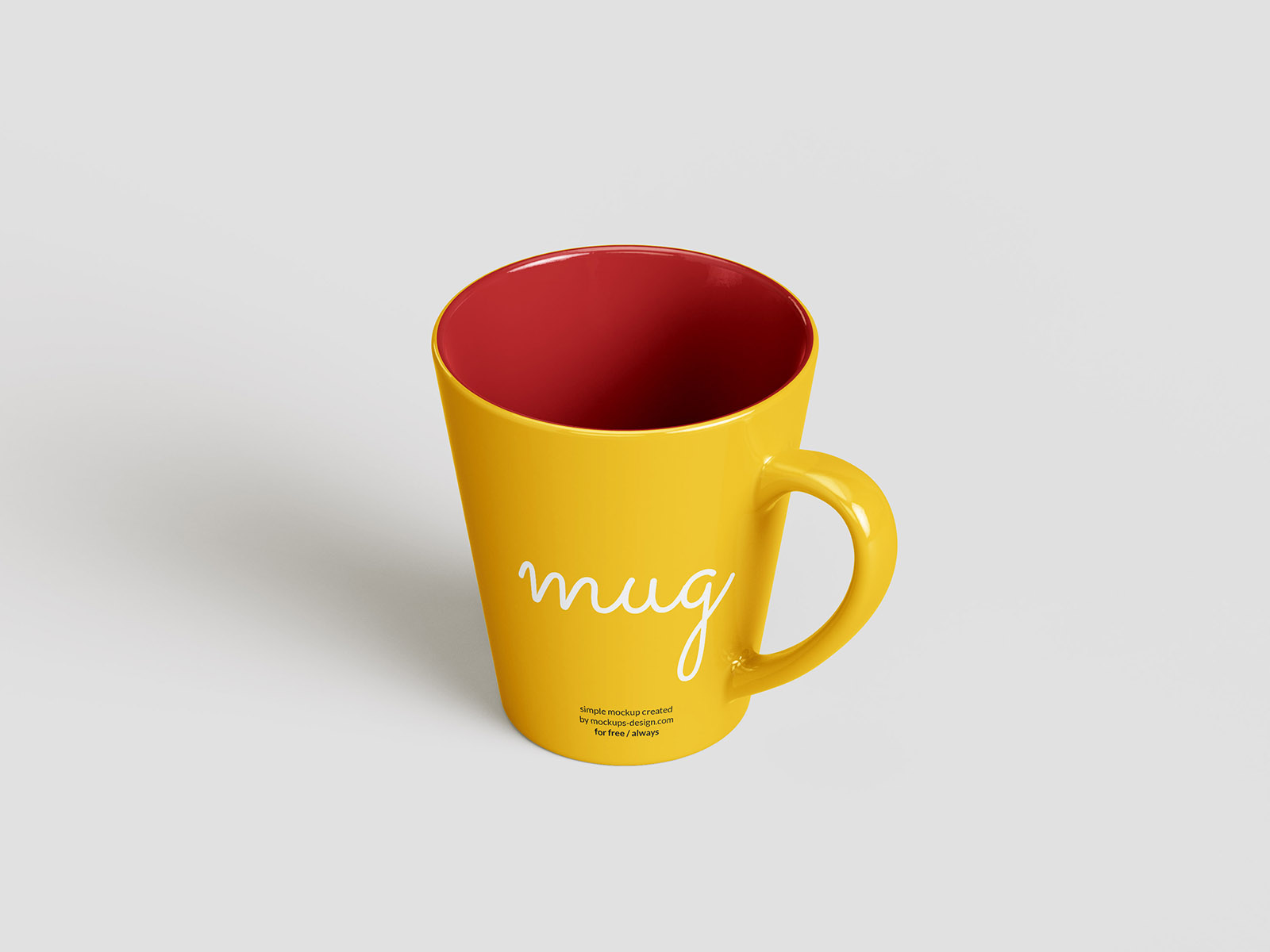 Free simple mug mockup - Mockups Design