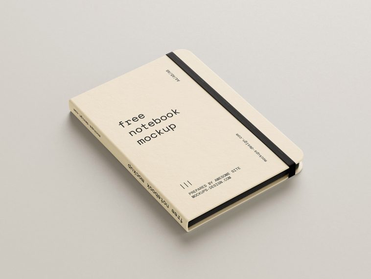 4 Free Personal To Do List Notebook / Diary Mockup PSD Set