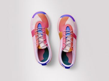 Free Running Shoes Mockup PSD Set