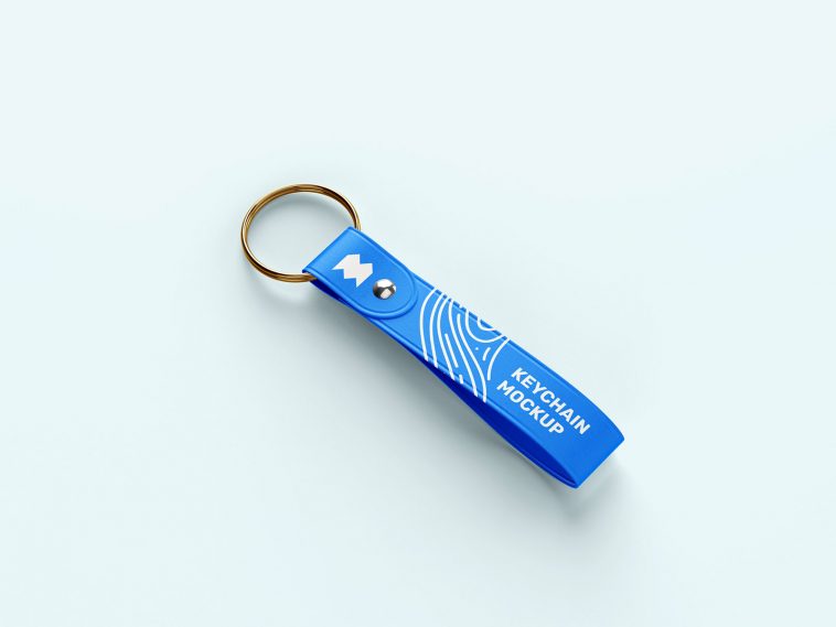 4 Free Strap Keychain Mockups PSD - PsFiles