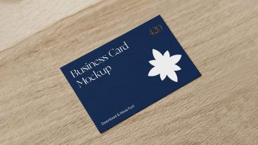 Free Inspiring Business Card Mockup PSD