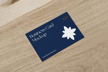 Free Inspiring Business Card Mockup PSD