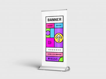 Rollup Standing Banner Mockup