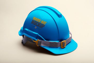 Construction Helmet Mockup PSD