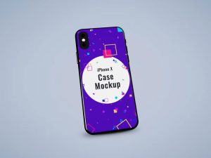 iPhone X Case PSD Mockup