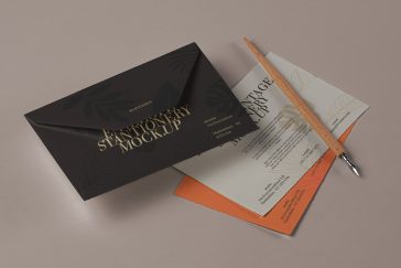 Vintage Invitation Mockup