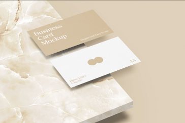 Free Business Card Mockup