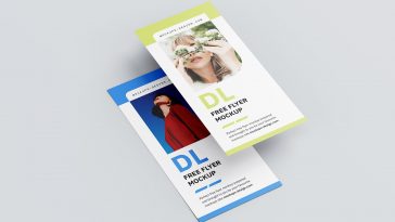 5 Free DL Flyer Mockup PSD Files