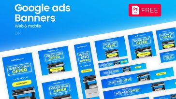 Google Ad Banners For Web And Mobile