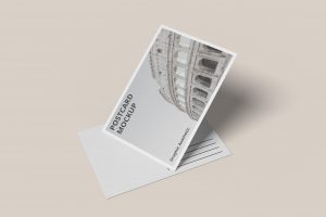 Postcard Mockup A6 Postcard