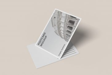 Postcard Mockup A6 Postcard