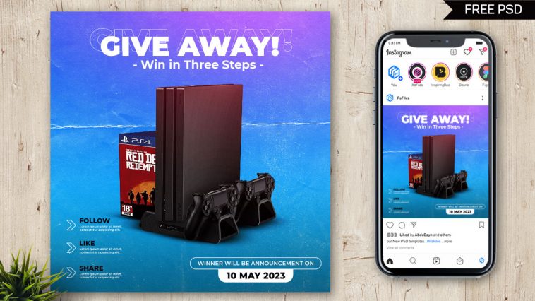 Giveaway App designs, themes, templates and downloadable graphic