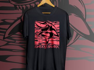 Black T-Shirt Mockup