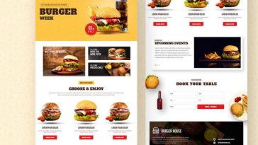 Fast Food Website Template