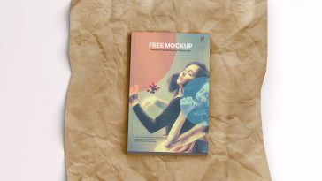 Free Simple Softcover Book Mockup