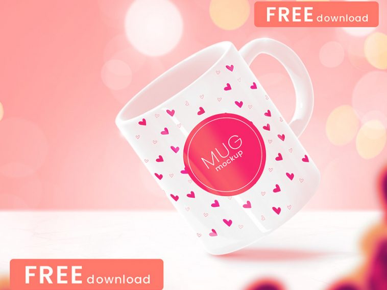 Valentine Mug Mockup