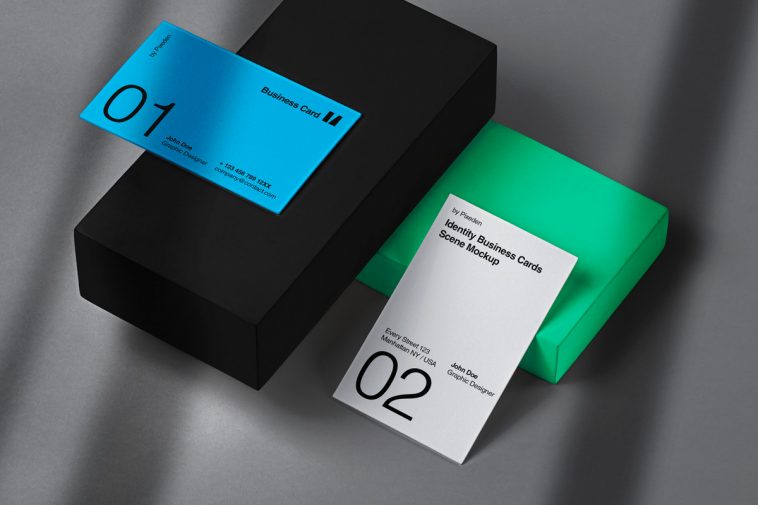 Identity Brand Business Card Mockup